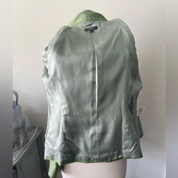 ZANELLA PLATINUM LORO PIANA FABRIC JACKET Size 8 - Picture 9 of 14